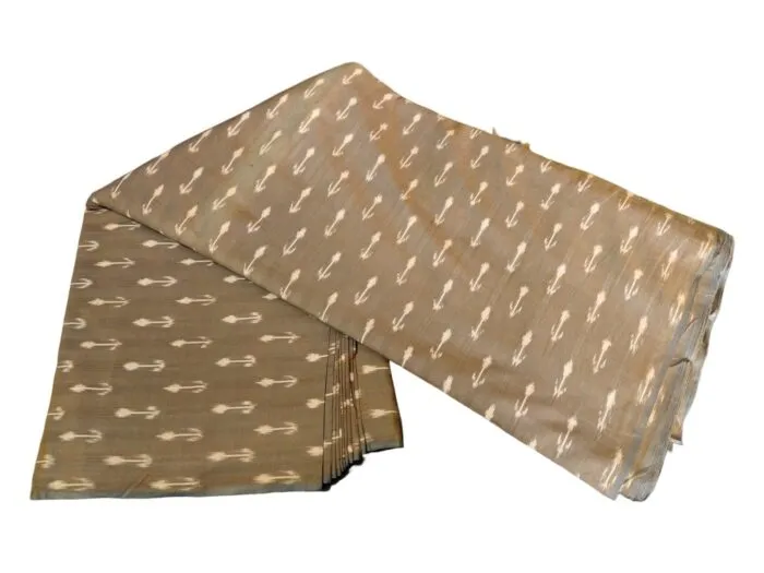 Pochampally Ikat Handloom mercerised cotton fabric 45 inch width - Image 1