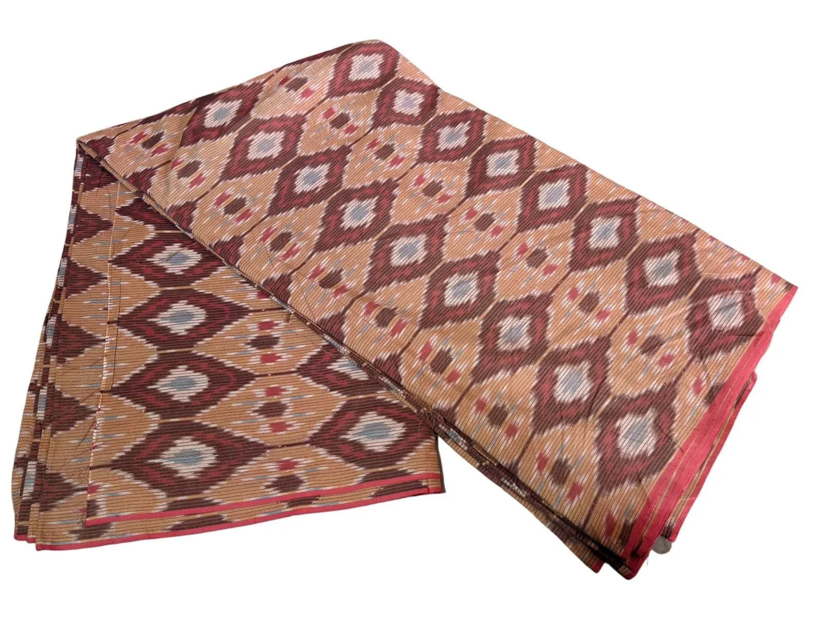 2024/06/1000416900.jpg Pochampally Ikat Handloom mercerised cotton fabric 45 inch width - Image 1