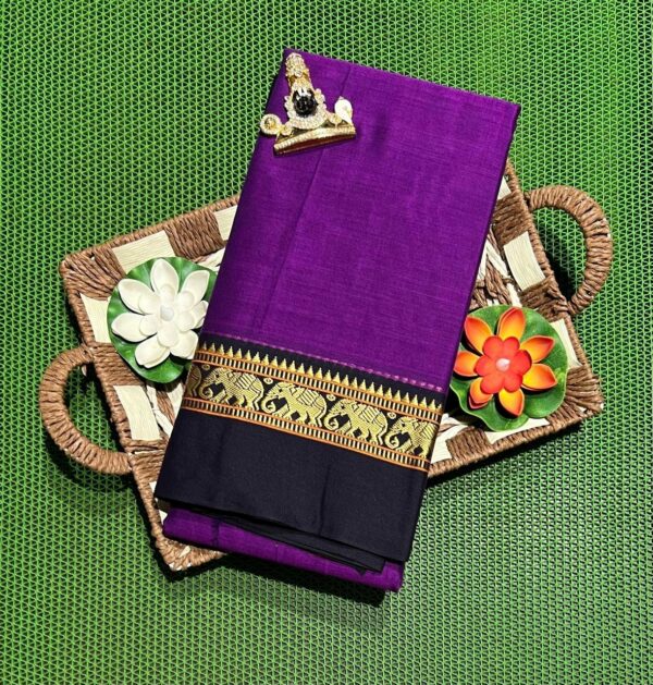 Narayanpet Cotton Saree with Small Border