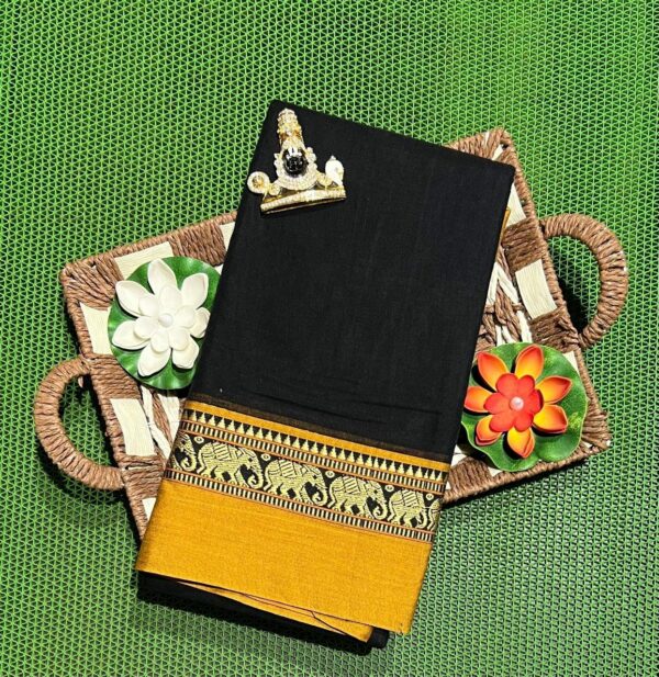 Narayanpet Cotton Saree with Small Border