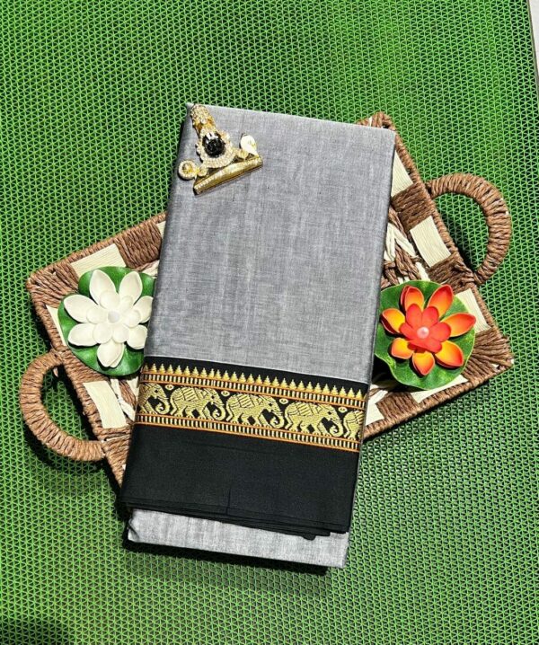 Narayanpet Cotton Saree with Small Border