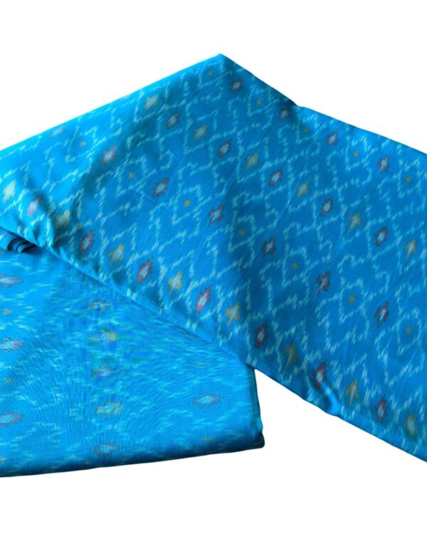 Pochampally  Ikat Handloom Sico (cotton silk) Fabric