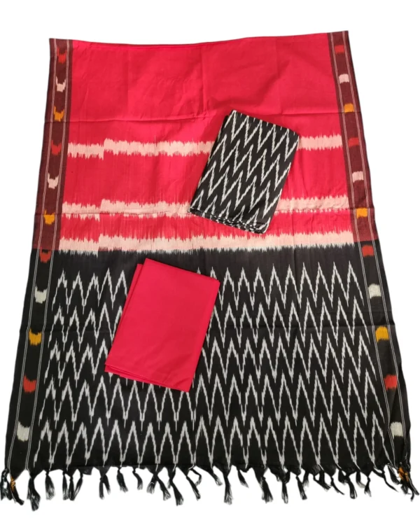 Authentic Pochampally ikat design dress set for ethnic wear