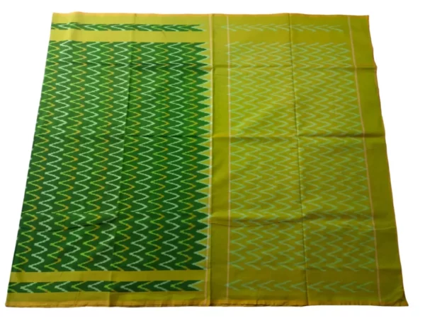 Traditional Pochampally Ikat Mercerised Cotton Saree in Vibrant Colors