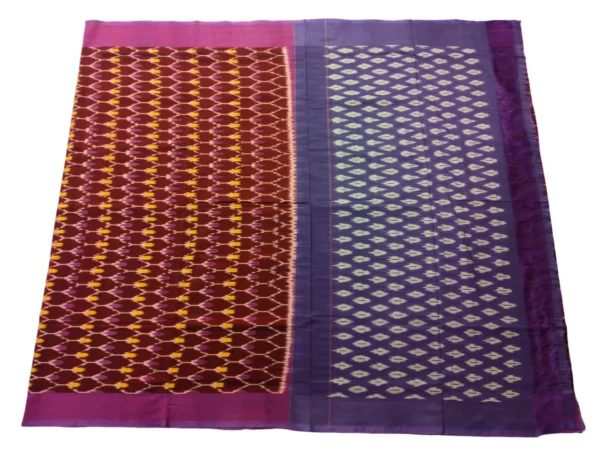 Shop Pochampally sarees with traditional Ikat designs in mercerised cotton at PAVANKUMARWEAVES. Elegant, handwoven, and perfect for any occasion
