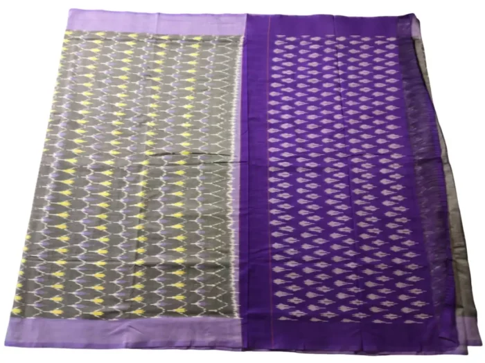 Pochampally sarees with traditional Ikat design in vibrant colors and mercerised cotton