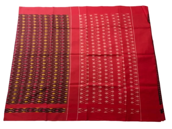 Pochampally sarees with traditional Ikat design in vibrant colors and mercerised cotton