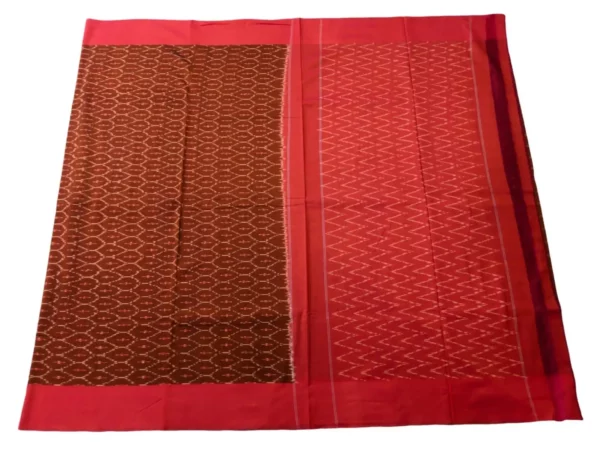 Pochampally sarees with traditional Ikat design in vibrant colors and mercerised cotton