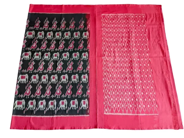 Handloom Pochampally saree with ikat weaving technique