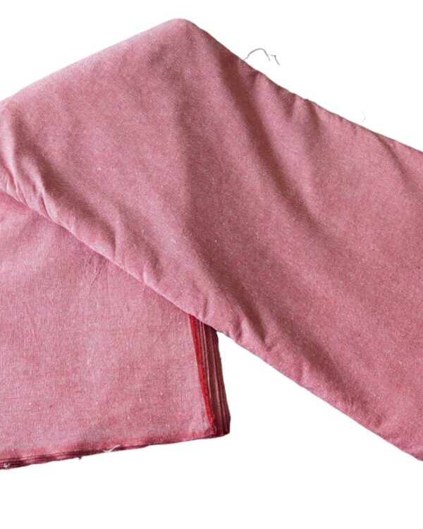 plain cotton fabric ligt pink colour handwoven