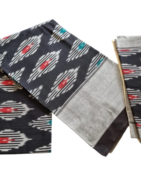 Handwoven cotton bedsheets for a single cot, crafted with soft, breathable fabric, perfect for a comfortable and cozy sleep