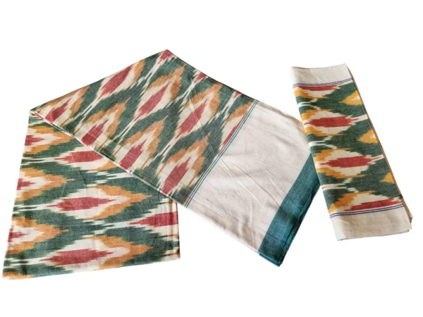 Soft and breathable cotton bedsheet for single cot, handloom-crafted for ultimate comfort and durability