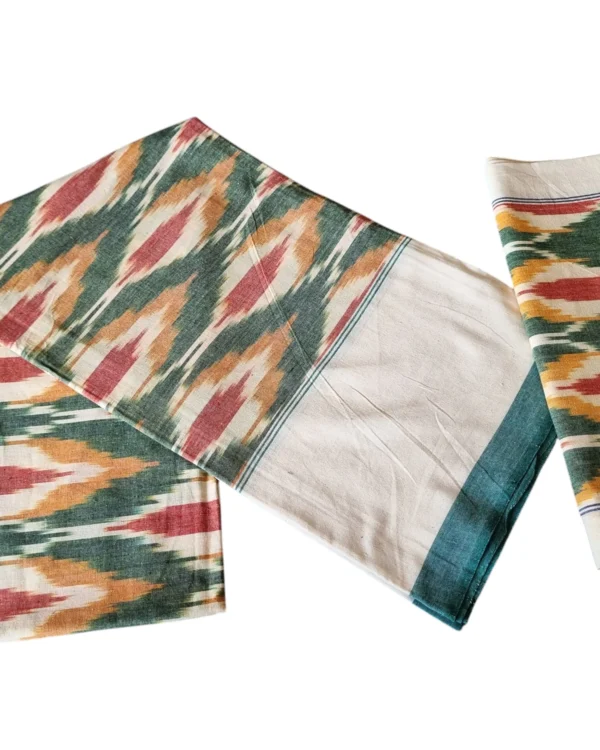 Soft and breathable cotton bedsheet for single cot, handloom-crafted for ultimate comfort and durability
