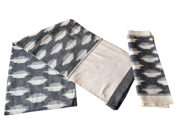Ethnic Pochampally cotton bedsheet, single cot size, adding a touch of tradition to your space