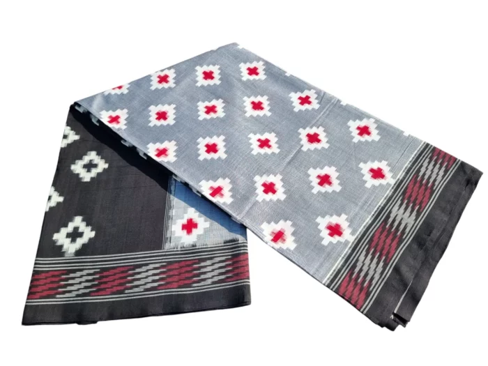 Pure cotton handloom saree made with eco-friendly methods"