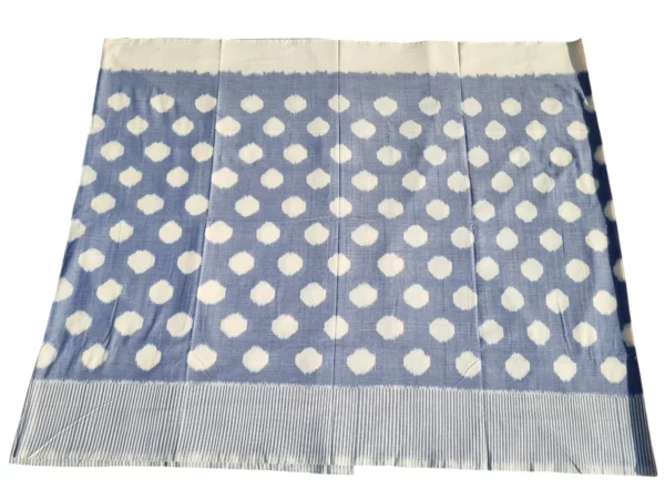 Handloom saree crafted using sustainable weaving techniques