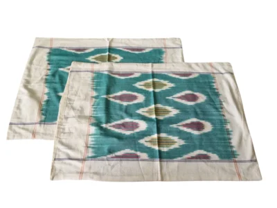 Handwoven Ikat Cotton Pillow Covers - Pure Cotton Artisan Craftsmanship 1 PhotoRoom 20241221 093752 6