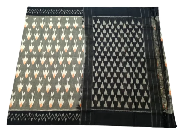 Vibrant Pochampally ikat saree ideal for weddings, celebrations, and formal events