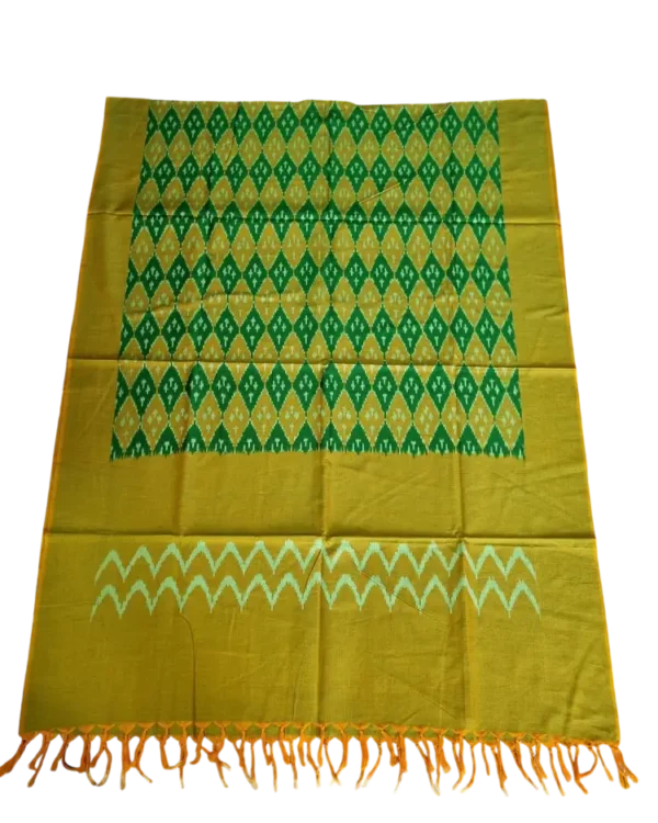 Soft cotton silk Pochampally dupatta with intricate detailing