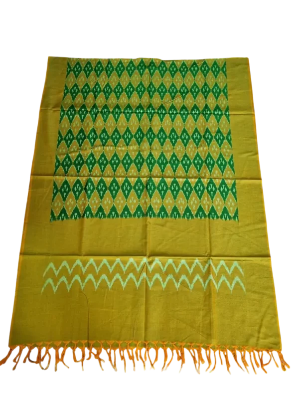 Soft cotton silk Pochampally dupatta with intricate detailing