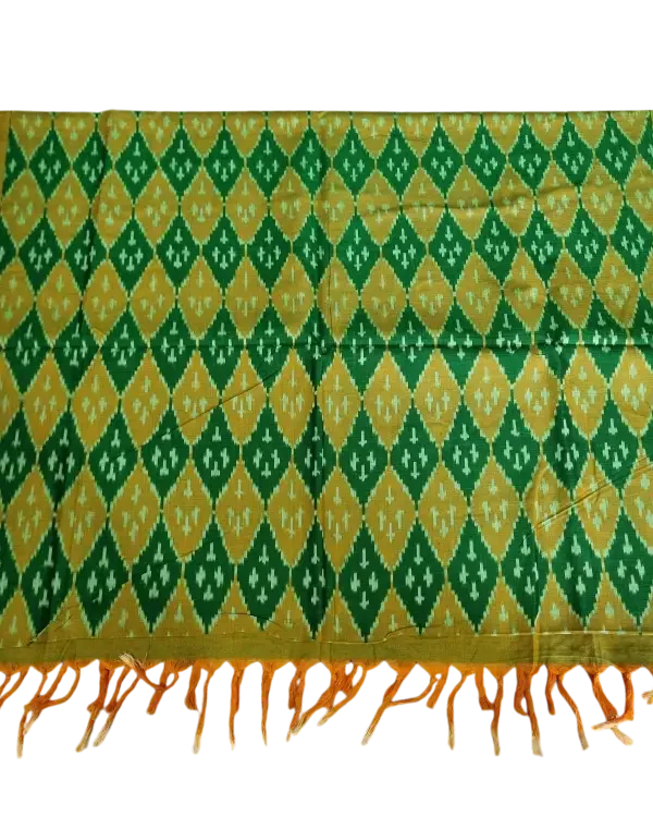 Handwoven Pochampally dupatta in timeless ikat patterns