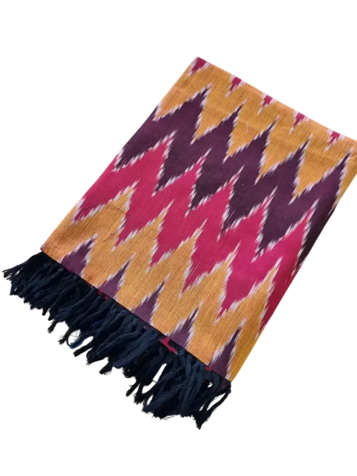 Traditional Pochampally dupatta adding grace to ethnic wear