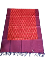 Elegant Pochampally dupatta with handloom ikat motifs