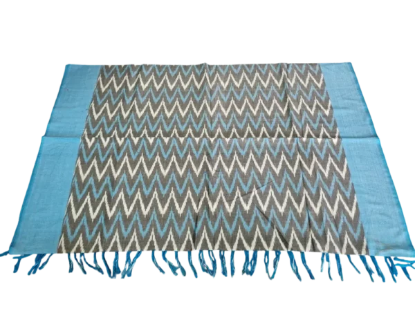 Designer Pochampally dupatta made from luxurious cotton silk
