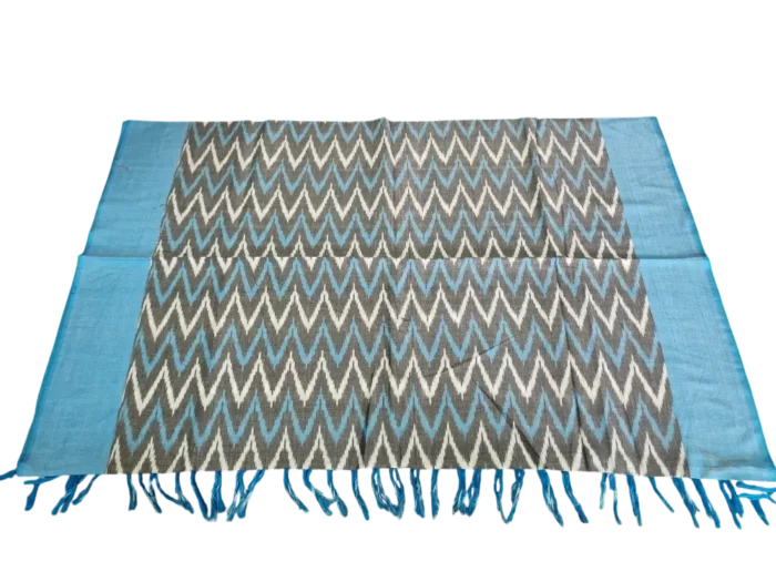 Designer Pochampally dupatta made from luxurious cotton silk