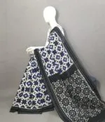 Authentic Double Ikat Teliya Saree – Handwoven Cotton Masterpiece