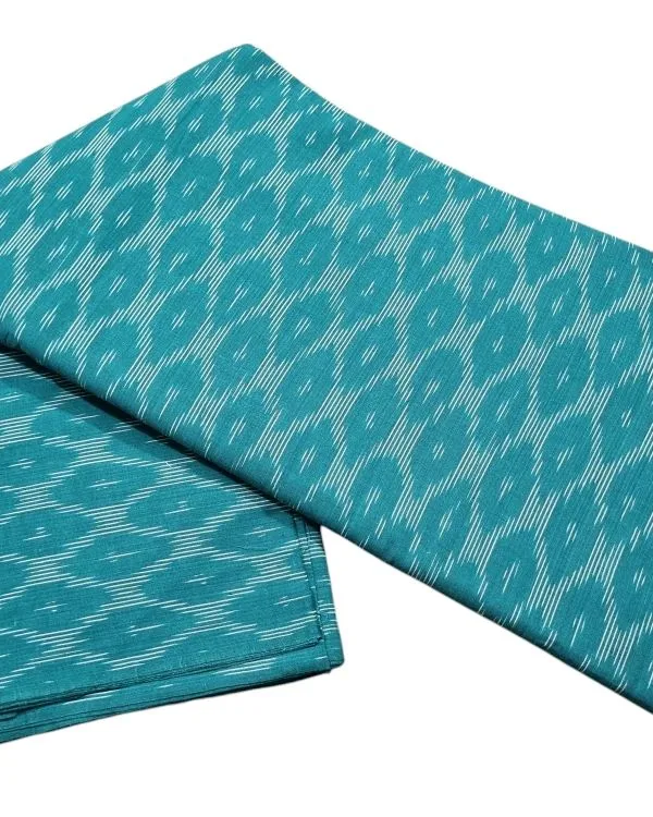 Hand-dyed Ikat Fabric with vibrant hues