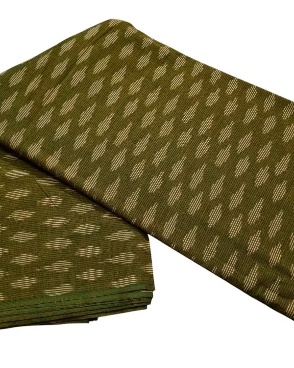 Hand-dyed Ikat Fabric with intricate motifs
