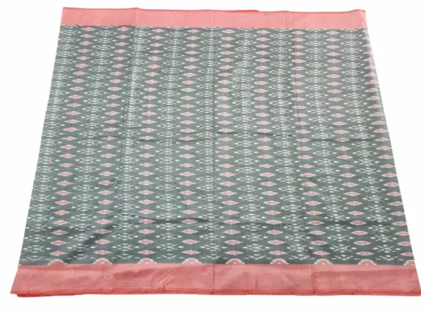 Classic Double Ikat Pochampally Saree in Handwoven Fabric