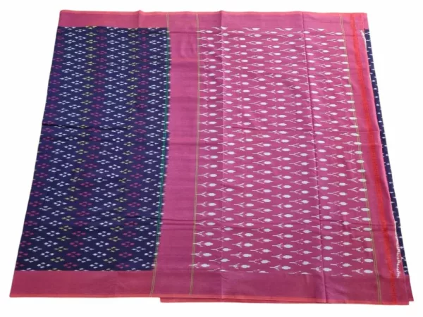 Pure Handloom Pochampally Saree with Signature Ikat Weaving