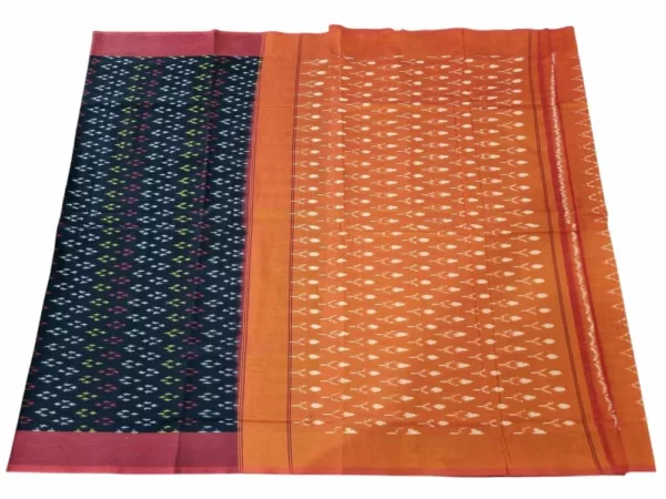 Authentic South Indian Pochampally Saree with Handwoven Craft