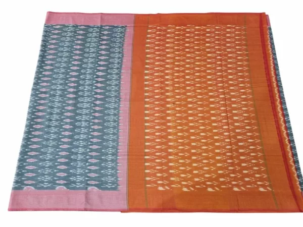 Festive Pochampally Saree with Stunning Ikat Borders