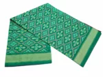 Buy Ikat Sarees Online – Handwoven Cotton Silk Pochampally Saree | 6.5m with Blouse - Image 4