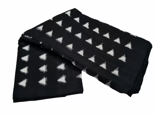 Handwoven Double Ikat Fabric – Traditional Indian Textile