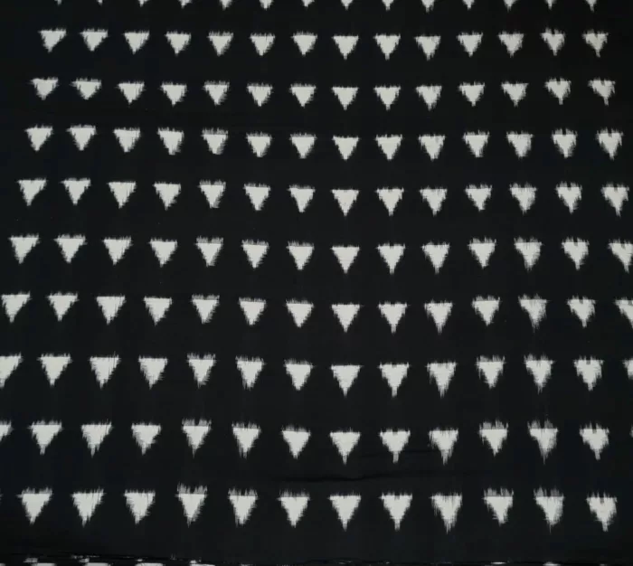 Handwoven Double Ikat Fabric – Traditional Indian Textile