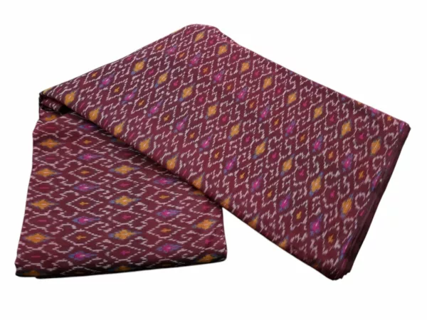 Premium Ikat Silk Fabric for Dressmaking and Home Decor – 45 Inches Wide