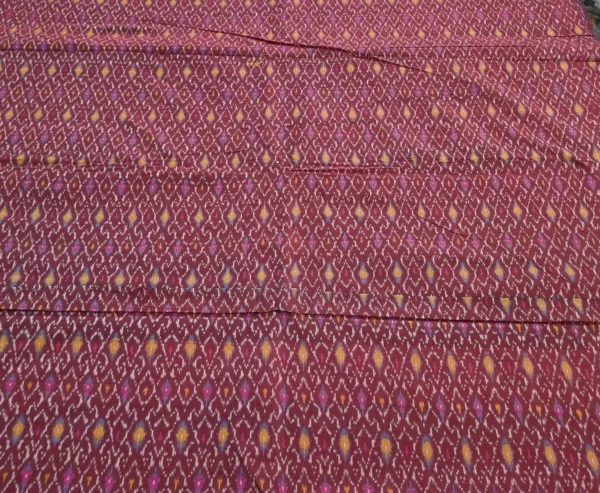Premium Ikat Silk Fabric for Dressmaking and Home Decor – 45 Inches Wide