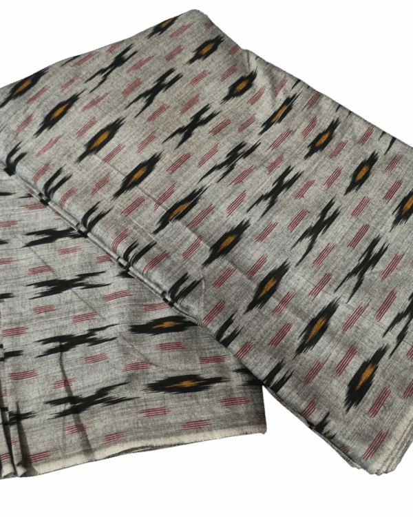 Pochampally Ikat Handloom Cotton Fabric - 2/40s Count 45 INCH WIDTH