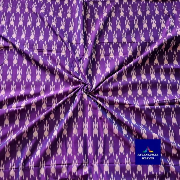 Premium Mercerised Ikat Fabric for Elegant Creations