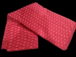Handcrafted ikat cloth showing characteristic blurred design edges