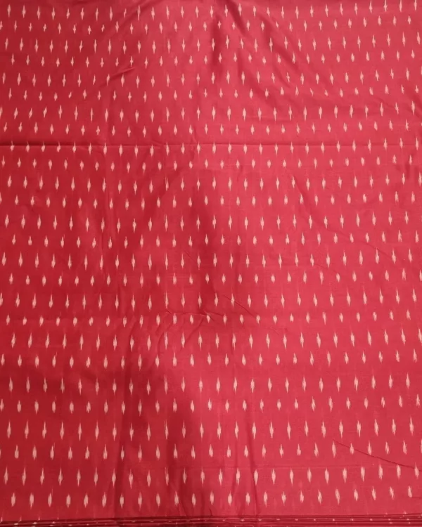 Handcrafted ikat cloth showing characteristic blurred design edges
