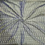 Beautiful ikat fabric with repeating diamond and chevron patterns