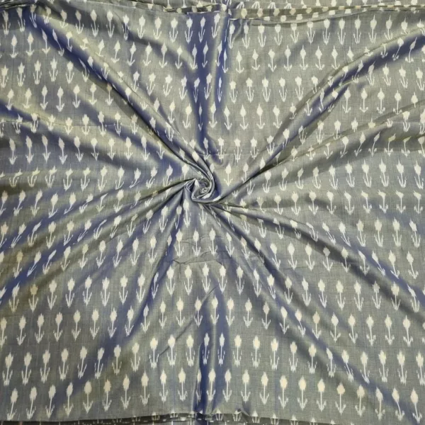 Beautiful ikat fabric with repeating diamond and chevron patterns