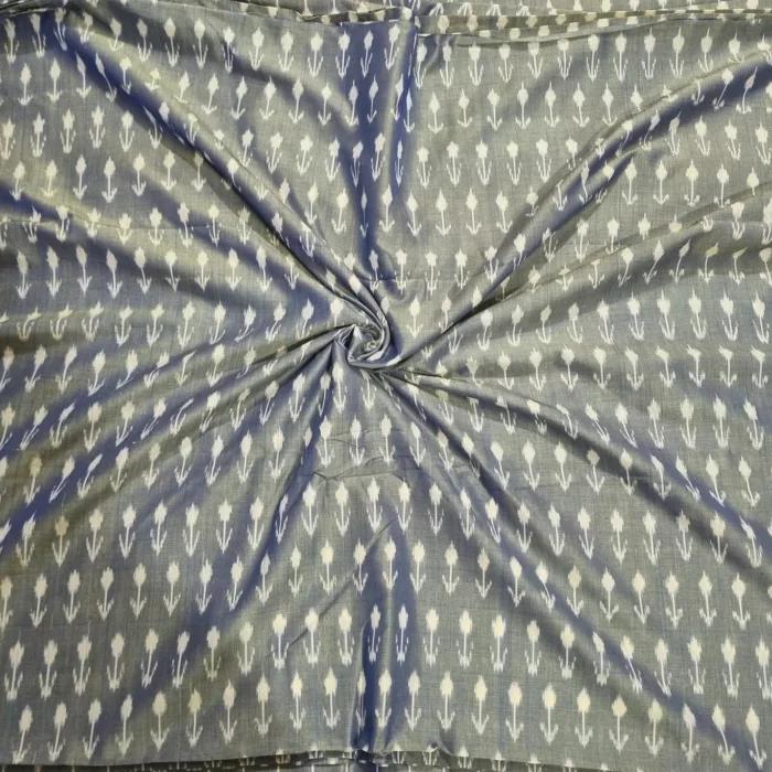 Beautiful ikat fabric with repeating diamond and chevron patterns