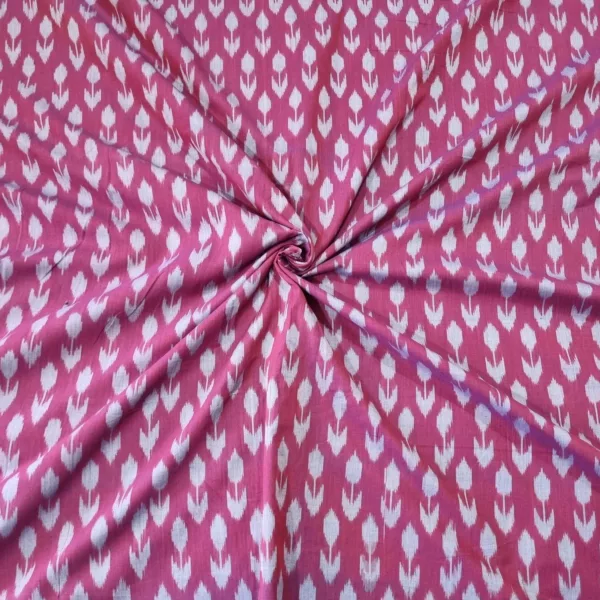 Premium Mercerised Ikat Fabric for Elegant Creations