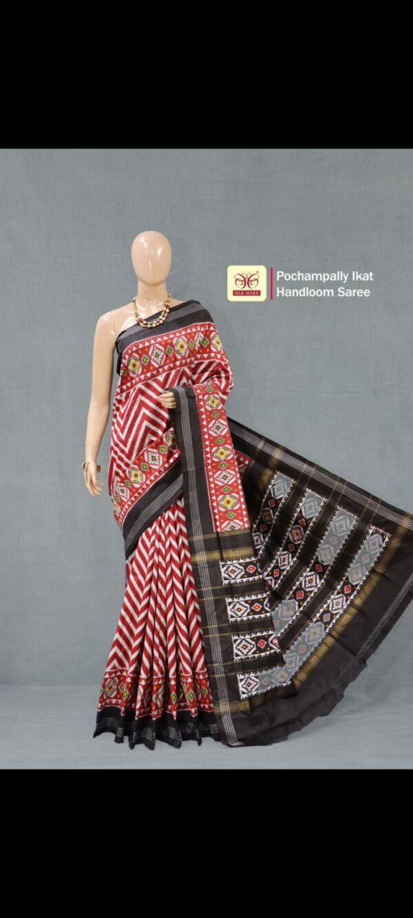 Pochampally silk zig zag